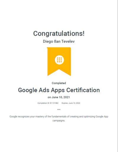Google Apps Ads Diploma